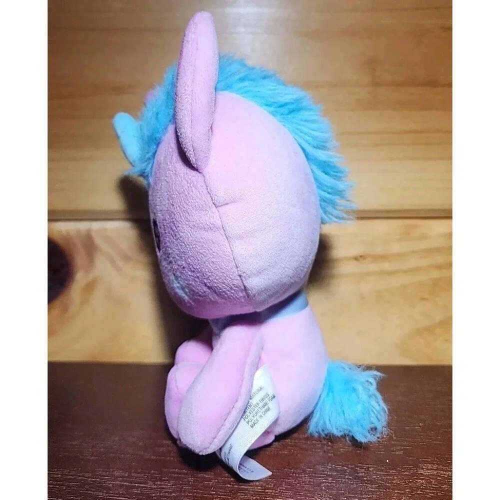 Barbie Stuffed Animal, 7-inch Pink Pet Unicorn Plushie with Glitter Collar